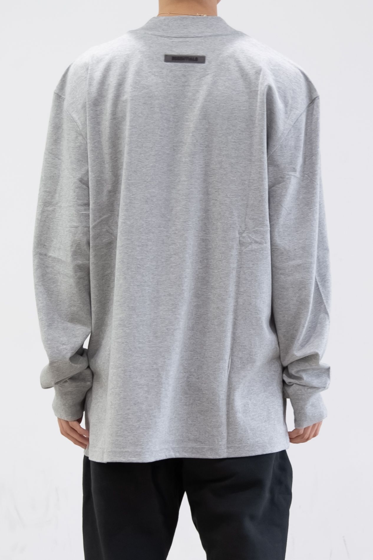 FOG ESSENTIALS - 21FW ONE POINT L/S TEE / ヘザーオートミール | Tempt