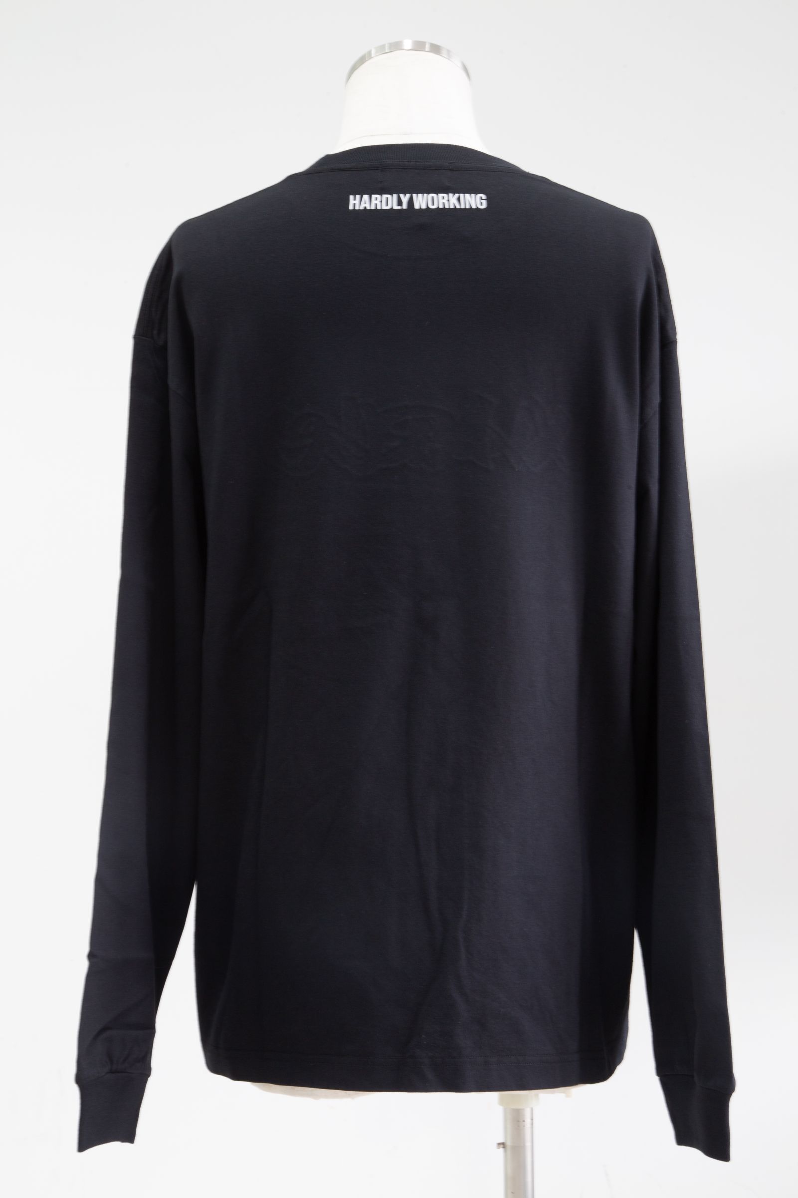 [ラスト1点 サイズXL] XL TAGGING L/S TEE / ブラック