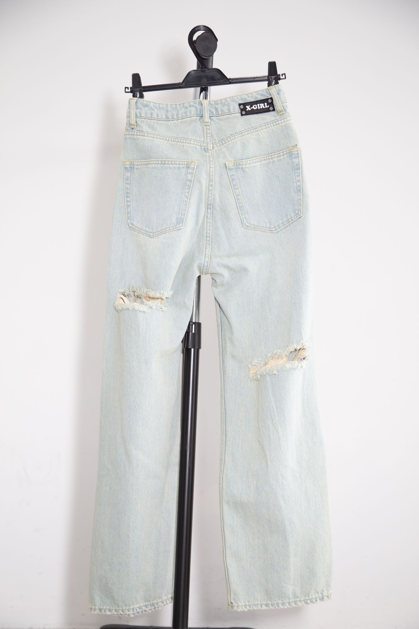 X-girl - DISTRESSED DENIM PANTS / インディゴ | Tempt