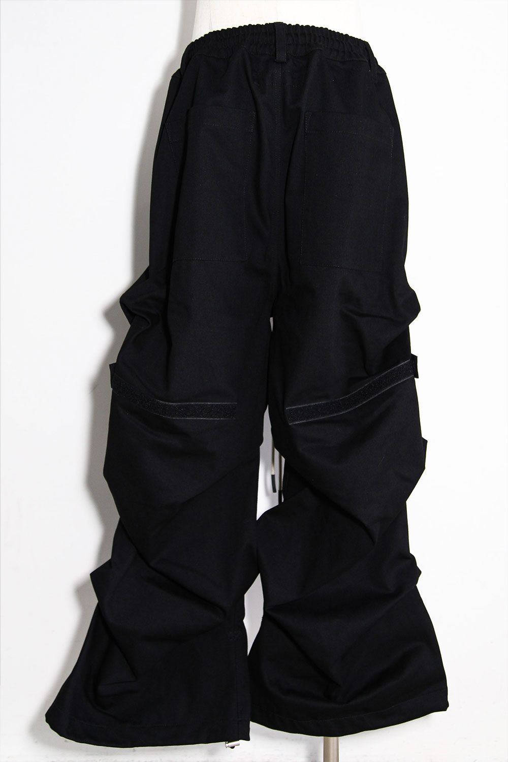 デニムタックワイドパンツ / Denim Tuck Wide Pants / ブラック / ag-10080-3