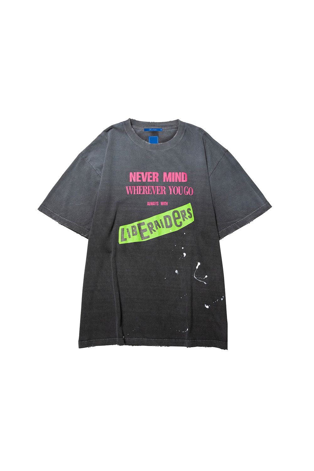 FADED PUNK LOGO TEE / ブラック