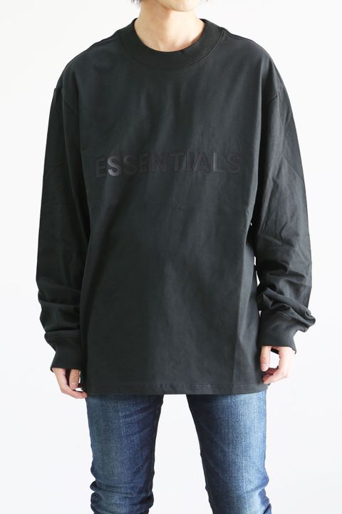 FRONT LOGO L/S TEE / ブラック