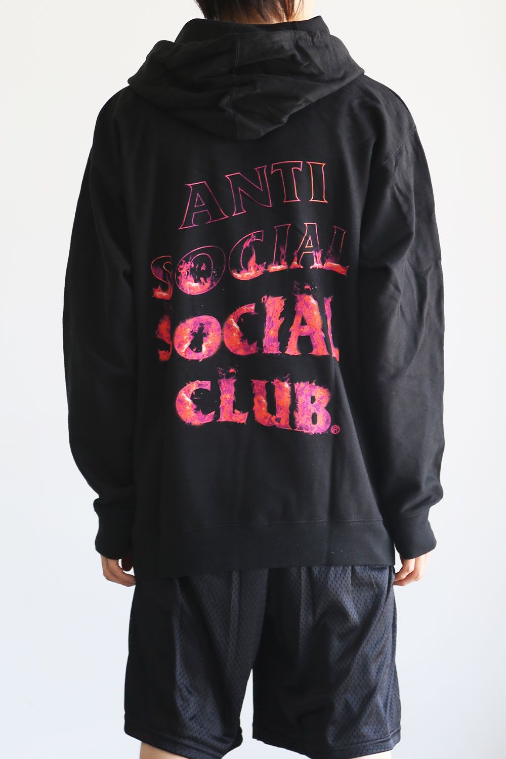 Anti Social Social Club - A FIRE INSIDE BLACK HOOD - PINK