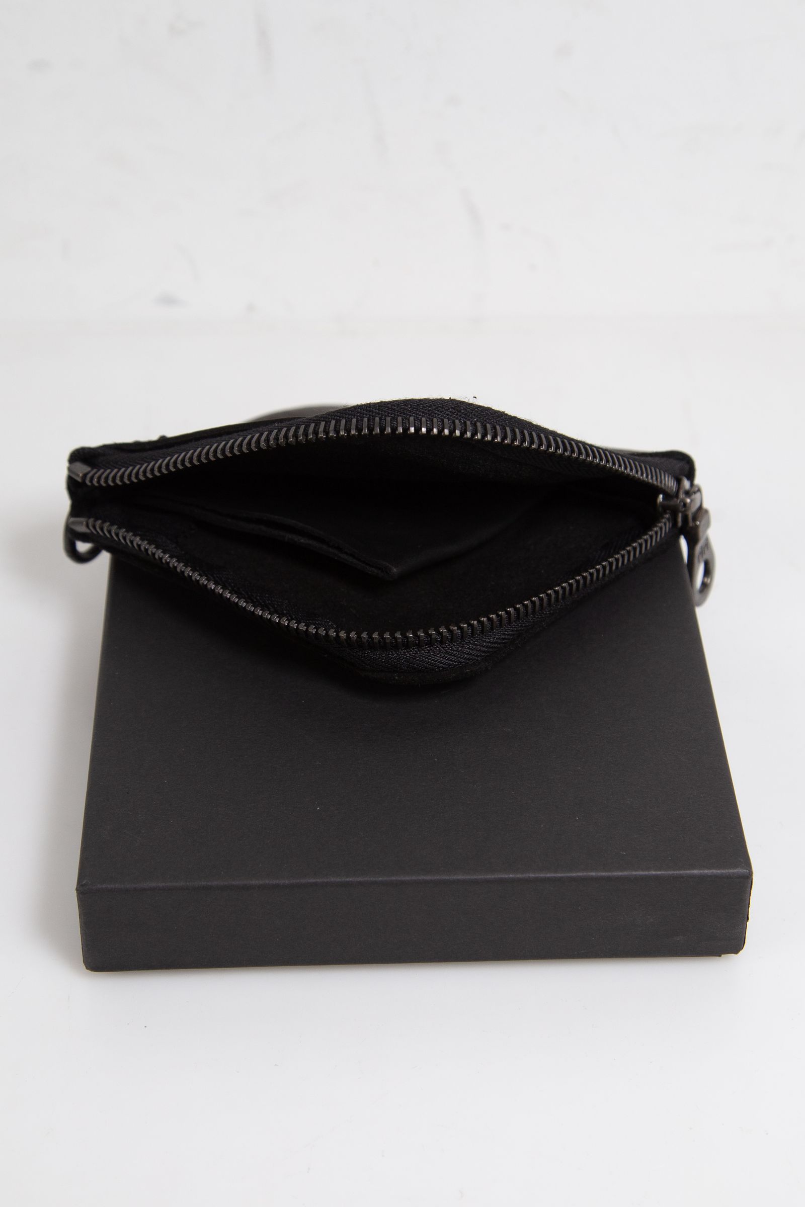 JP SHOULDER GARMENT-DYED COIN PURSE / ブラック