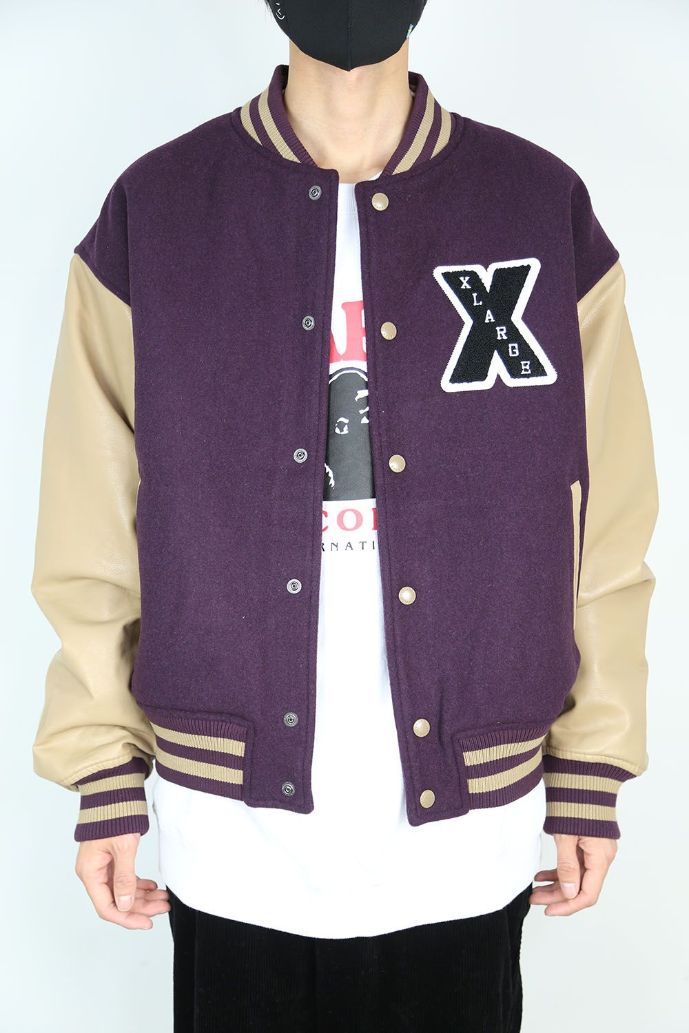 宅配便送料無料 XLARGEエクストララージ OG VARSITY JACKETウール