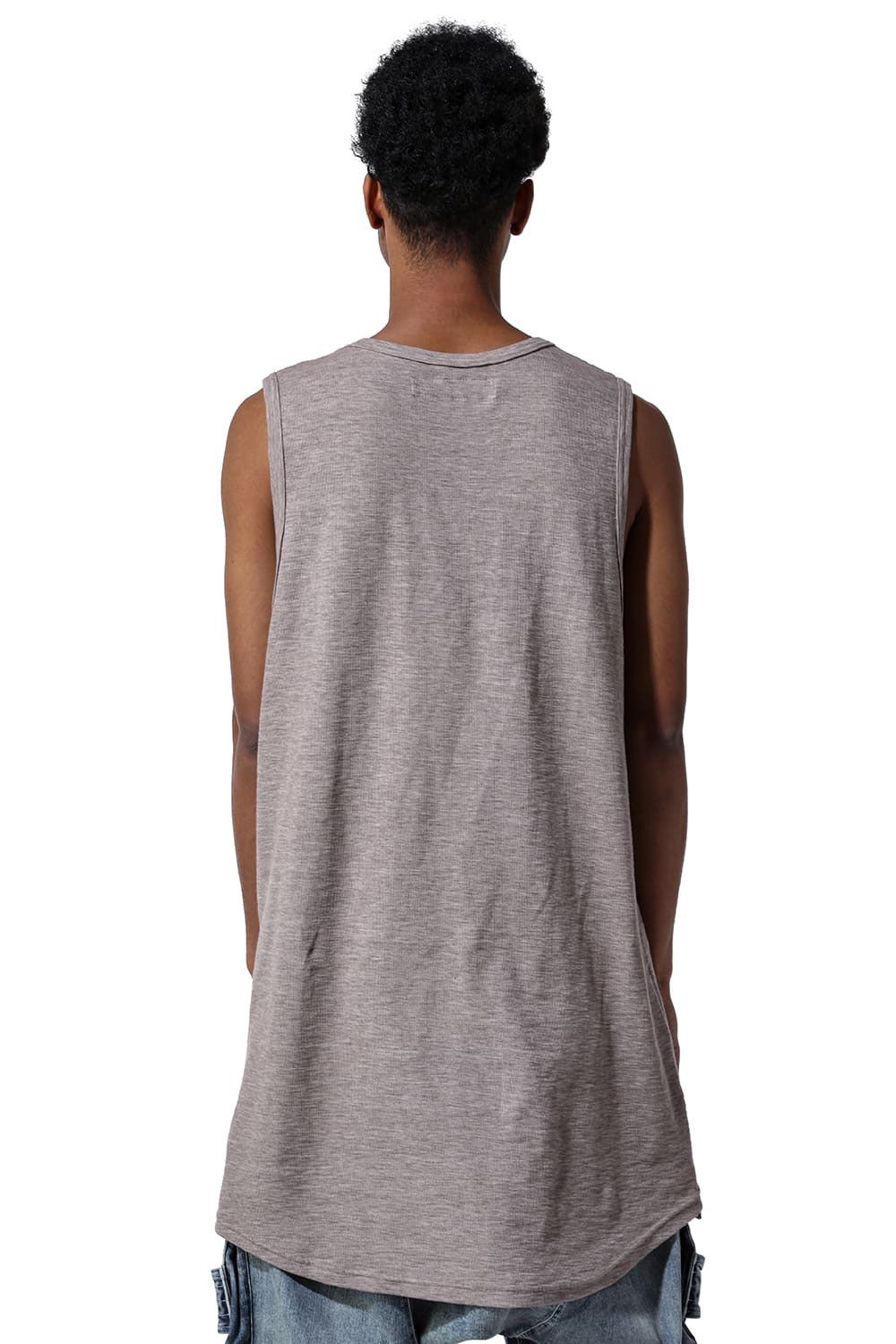 サーフニットロングタンクトップ / Surf Knit Long Tank Top / ベージュ / ag-6083-4