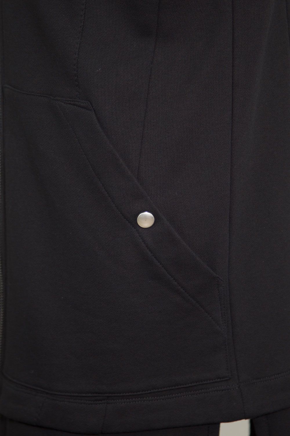 フーディーロングジップ / HOODIE LONG ZIP / ブラック