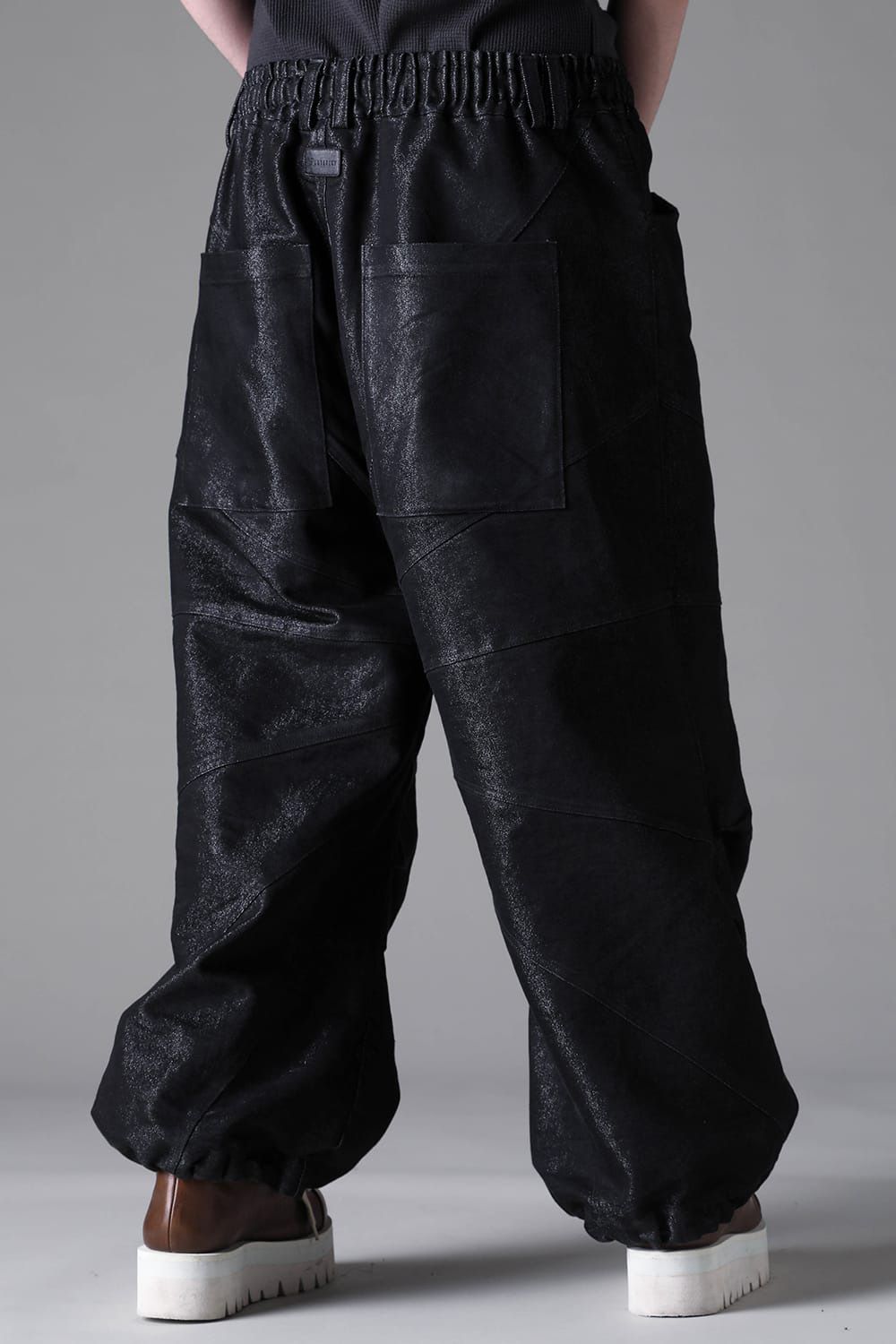 Panelled Denim Extra-Wide Pants