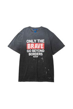 FADED BRAVE TEE / ブラック