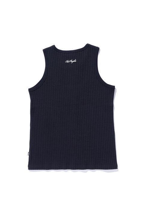 DROP NEEDLE RIB TANK TOP / ブラック