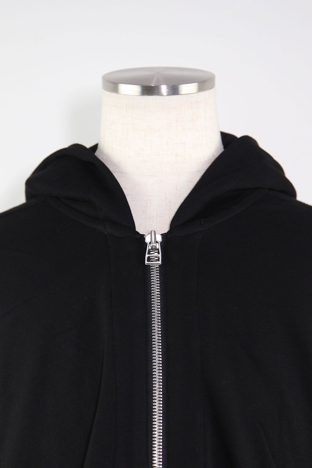 スウェットドルマンジップフーディ / Sweat Dolman Zip Hoodie / ブラック