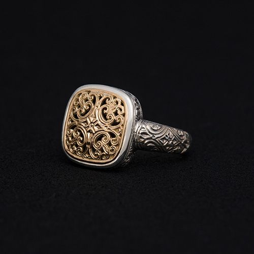 Mediterranean Small Square Ring / GR115