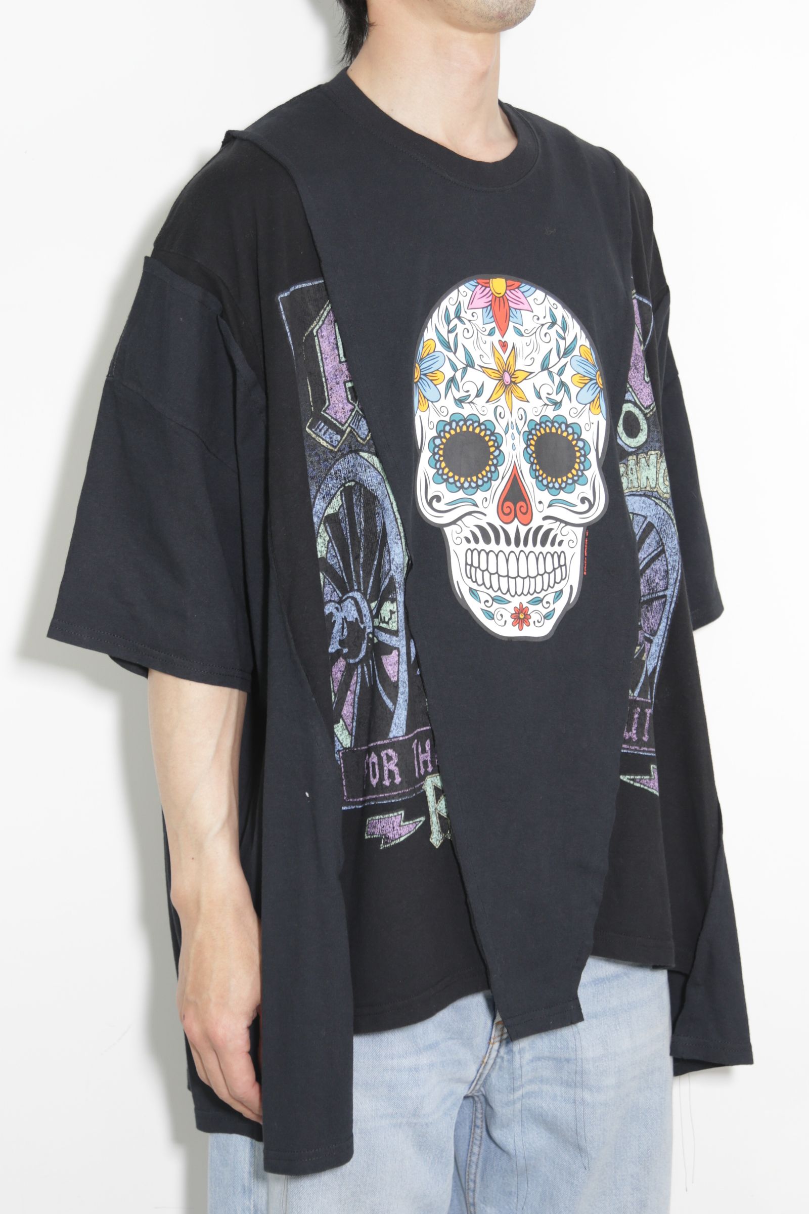 Wide Band Tee F / ブラック