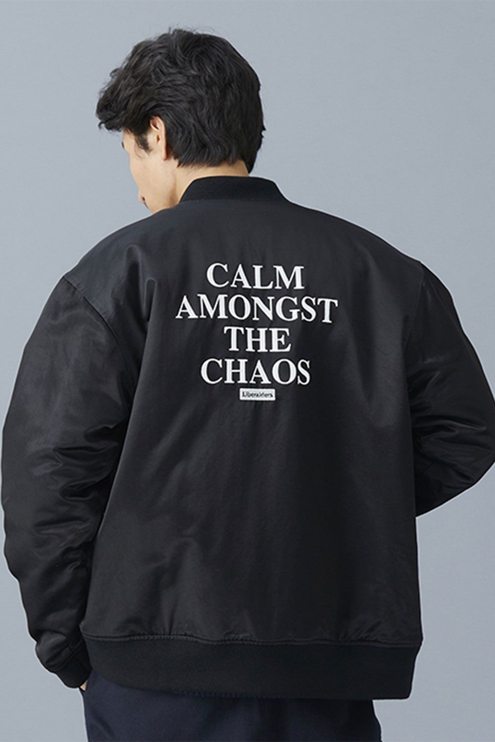 ［ラスト1点 サイズL］LR VARSITY JACKET / ブラック