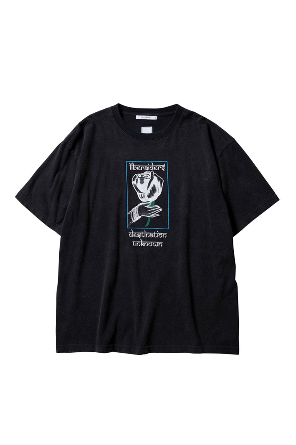 LR ROSE TEE / ブラック