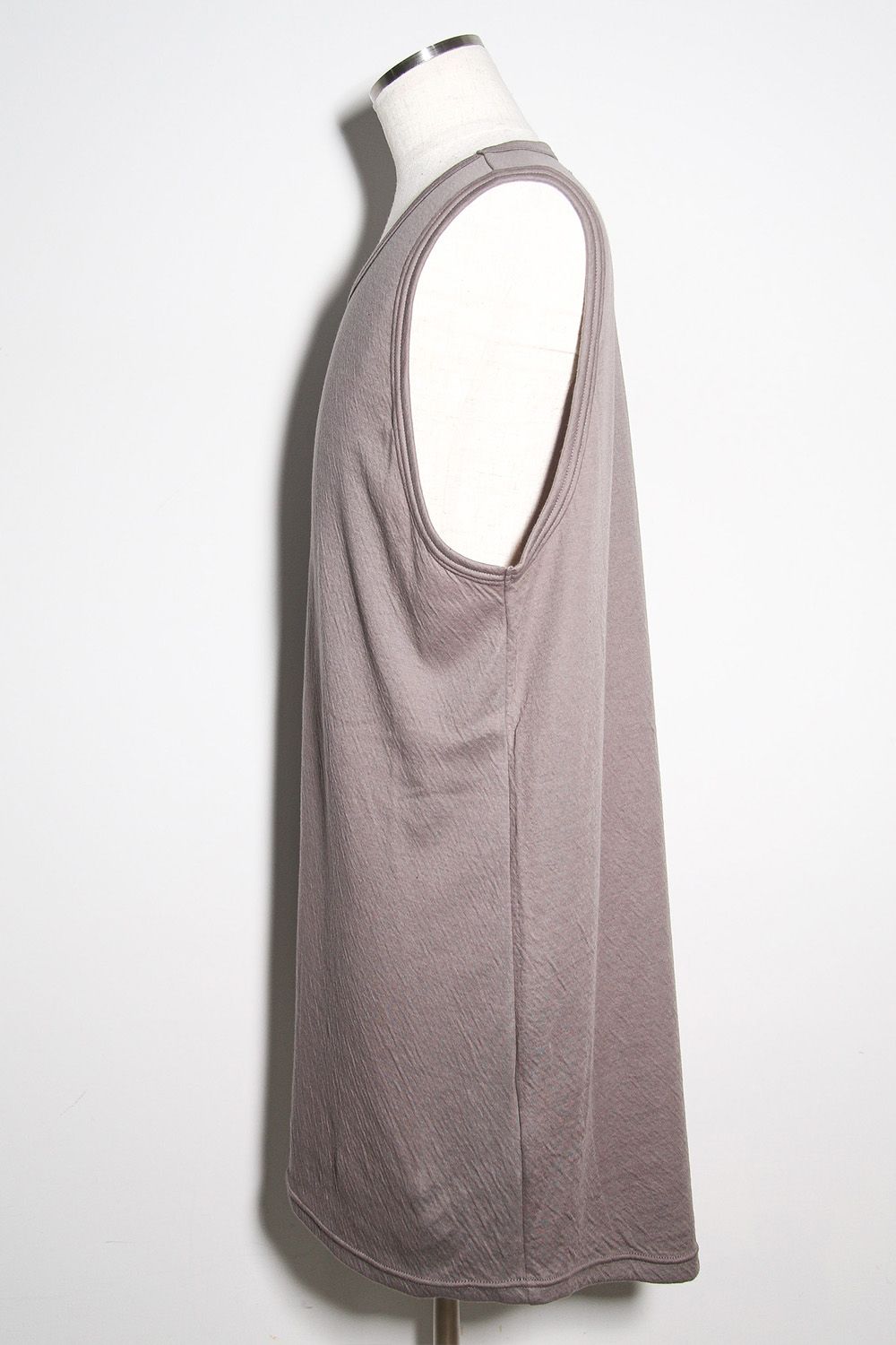 Double Gauze Long Tank Top / グレー