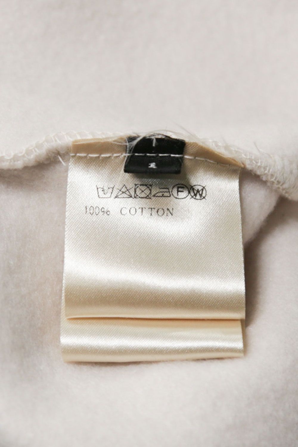 ニットコーデュロイ×フリーストップ / Knit Corduroy Combi Fleece Top / アイボリー / ag-10086