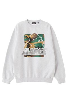 PATTERN OG CREWNECK SWEATSHIRT / アッシュ