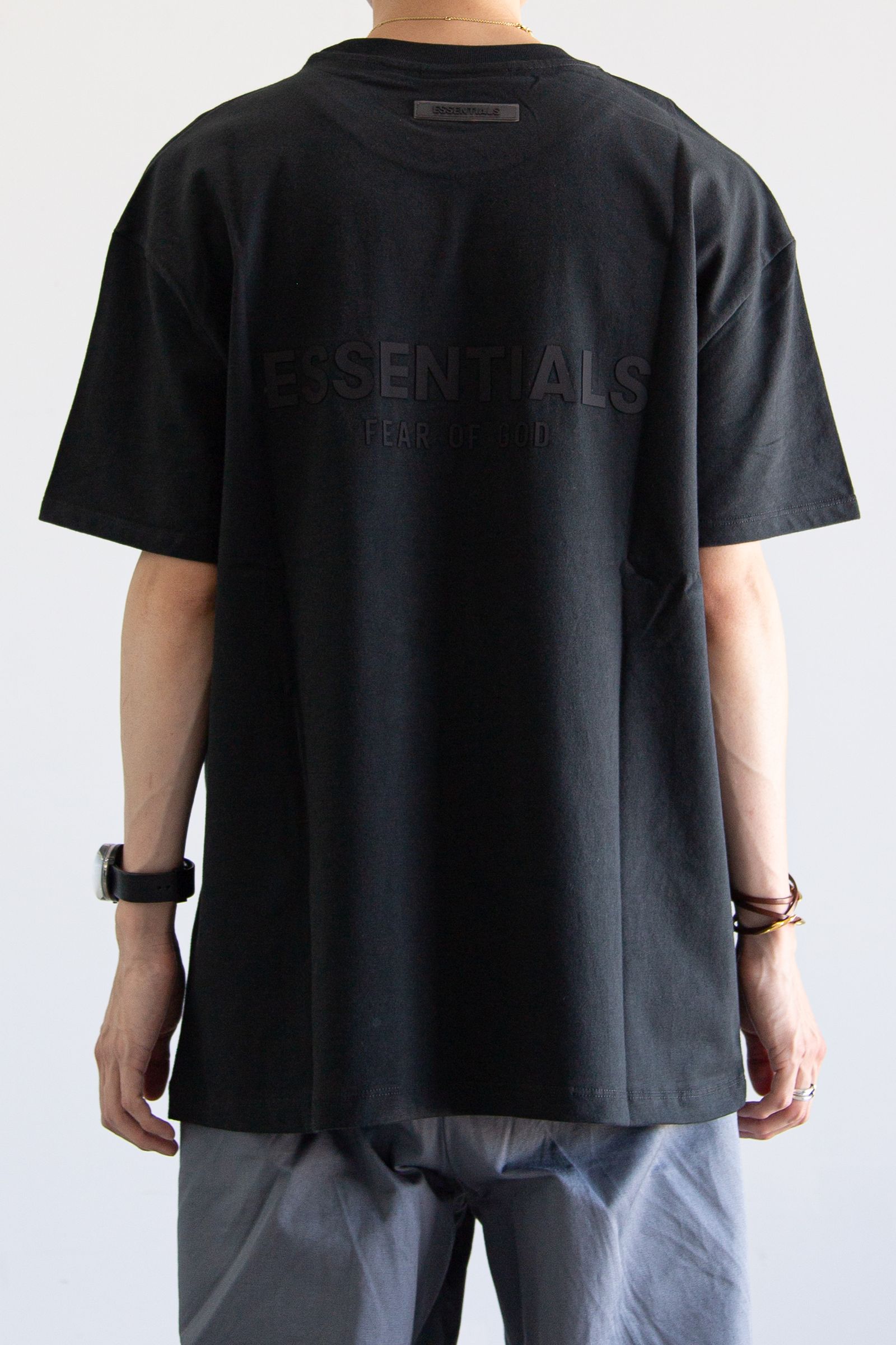 FOG ESSENTIALS - 21SS BACK LOGO S/S TEE / ブラック | Tempt