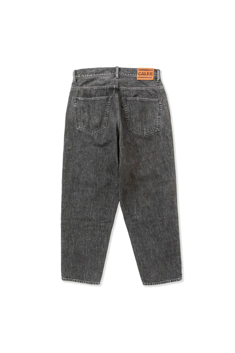 [ラスト1点 サイズ34] VINTAGE REPRODUCT WIDE SILHOUETTE DENIM PANTS / ブラック