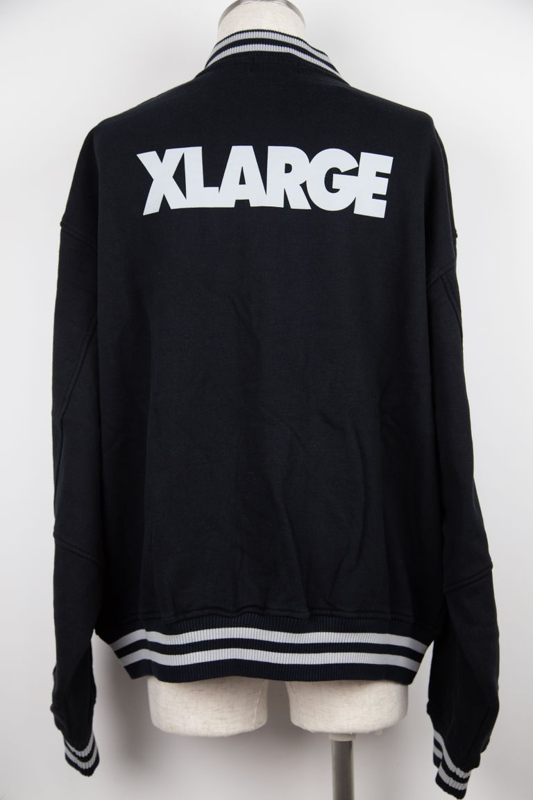 XLARGE - SWEAT VARSITY JACKET / ブラック | Tempt