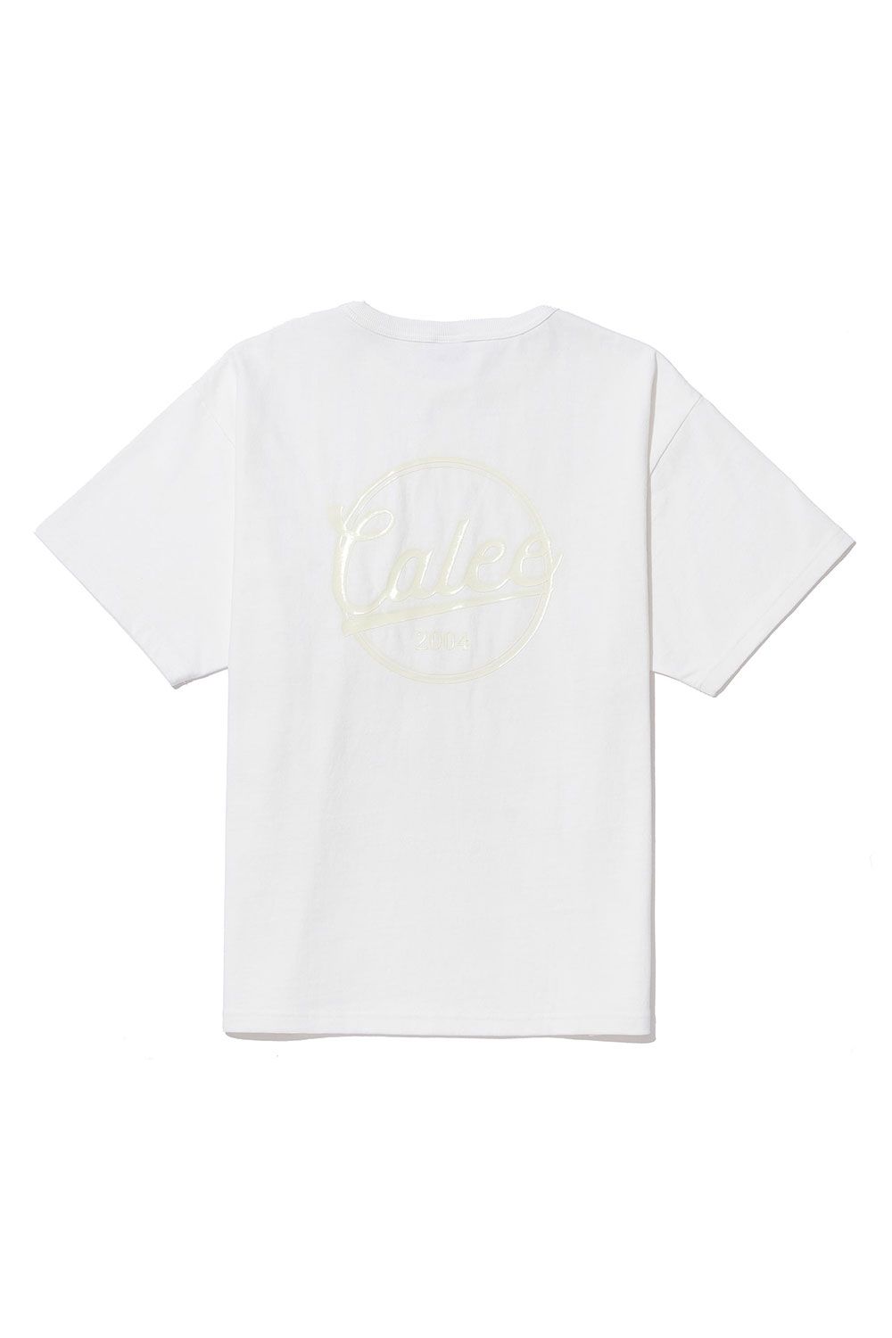 CALEE × KEBOZ BB LOGO S/S TEE / ホワイト