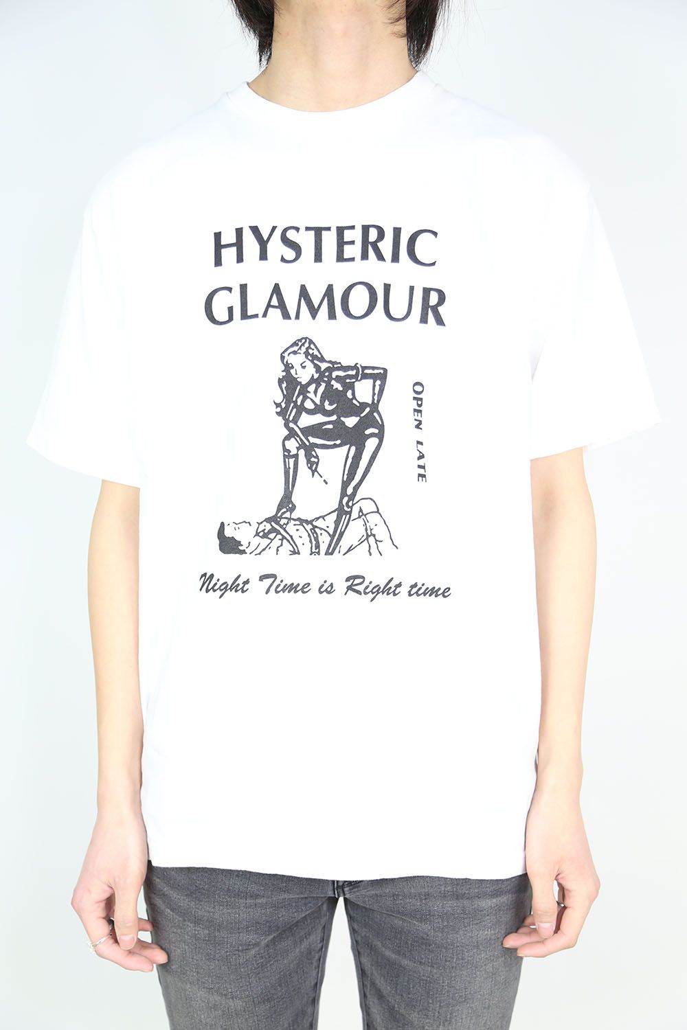 HYSTERIC GLAMOUR - RIGHT TIME Tシャツ / ホワイト | Tempt