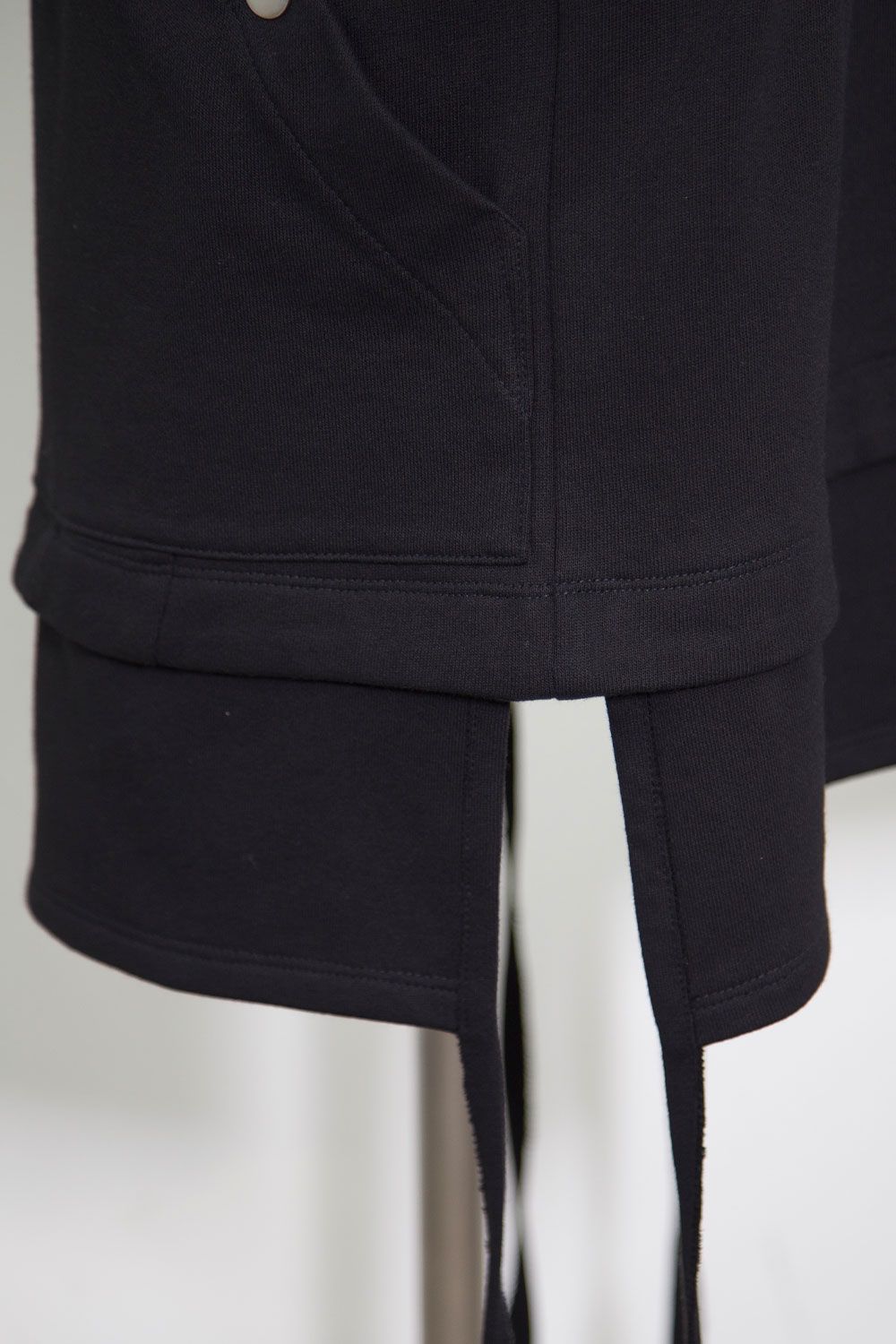 フーディーロングジップ / HOODIE LONG ZIP / ブラック