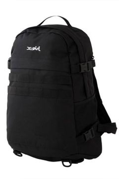 【人気定番商品】MILLS LOGO ADVENTURE BACKPACK / ブラック