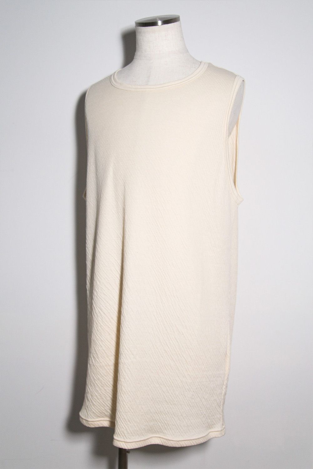 Double Gauze Long Tank Top / アイボリー