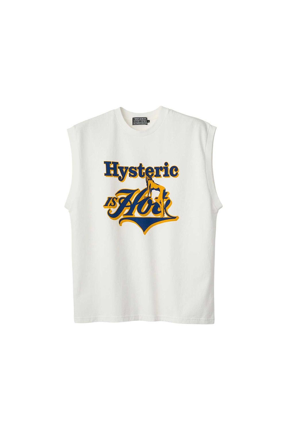 HYSTERIC IS HOT ノースリーブTシャツ / ホワイト