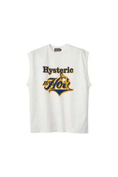 HYSTERIC IS HOT ノースリーブTシャツ / ホワイト