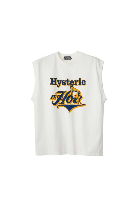 HYSTERIC IS HOT ノースリーブTシャツ / ホワイト