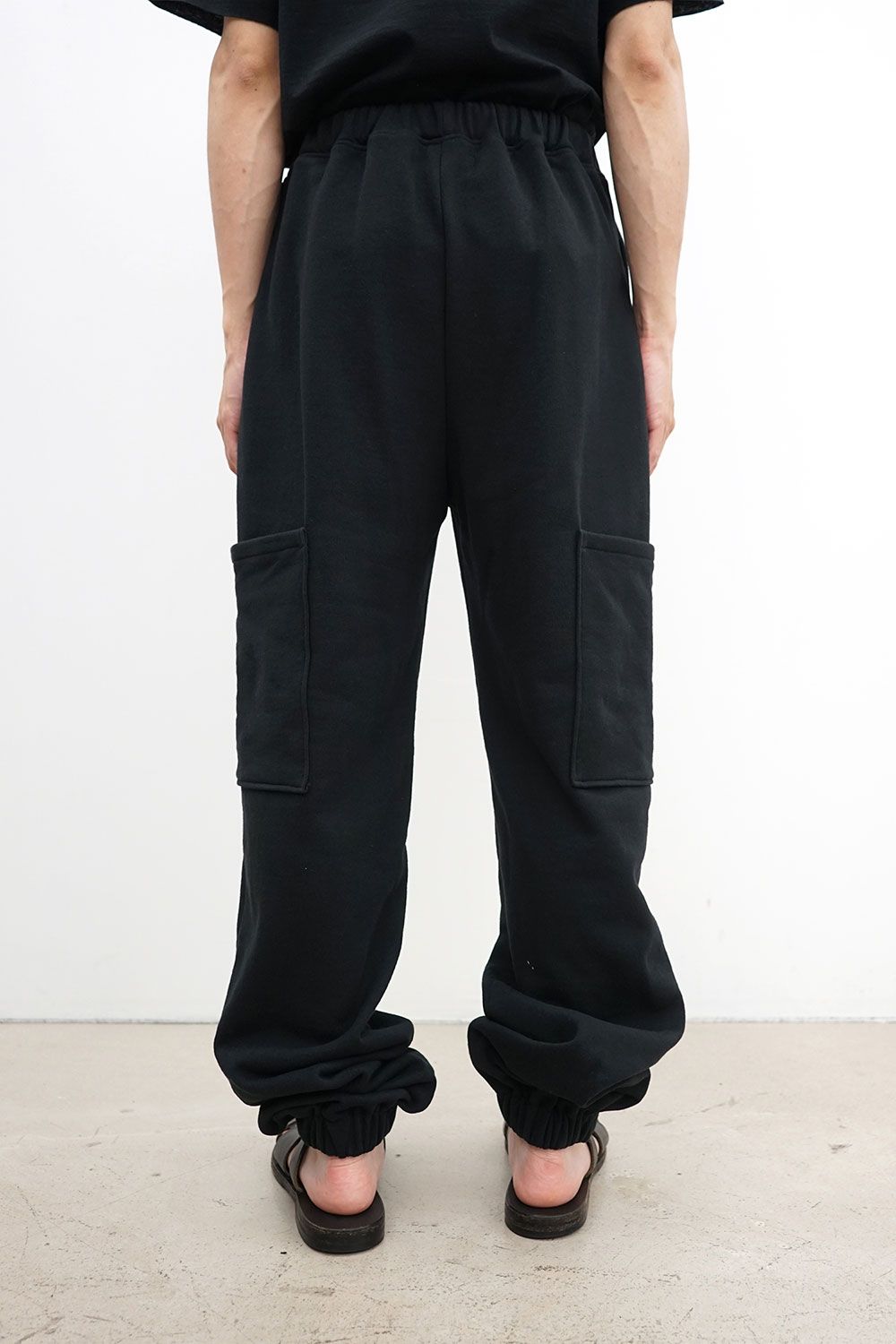Long Easy Pants with Elastic Hem