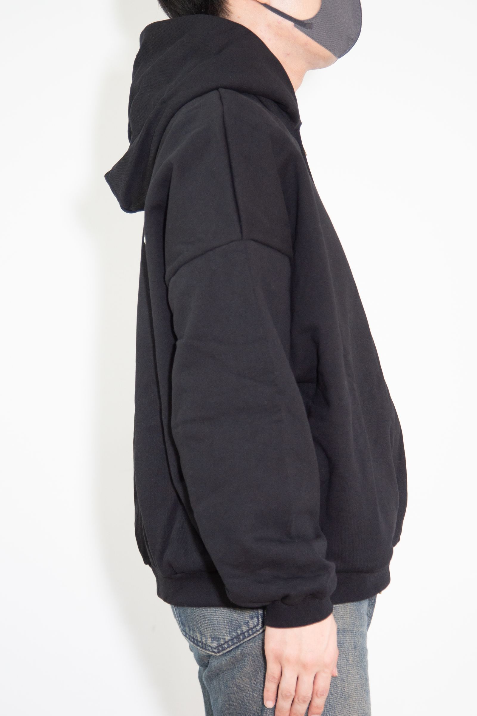 24FW HEAVY WEIGHT FULL ZIP HOODIE / ブラック