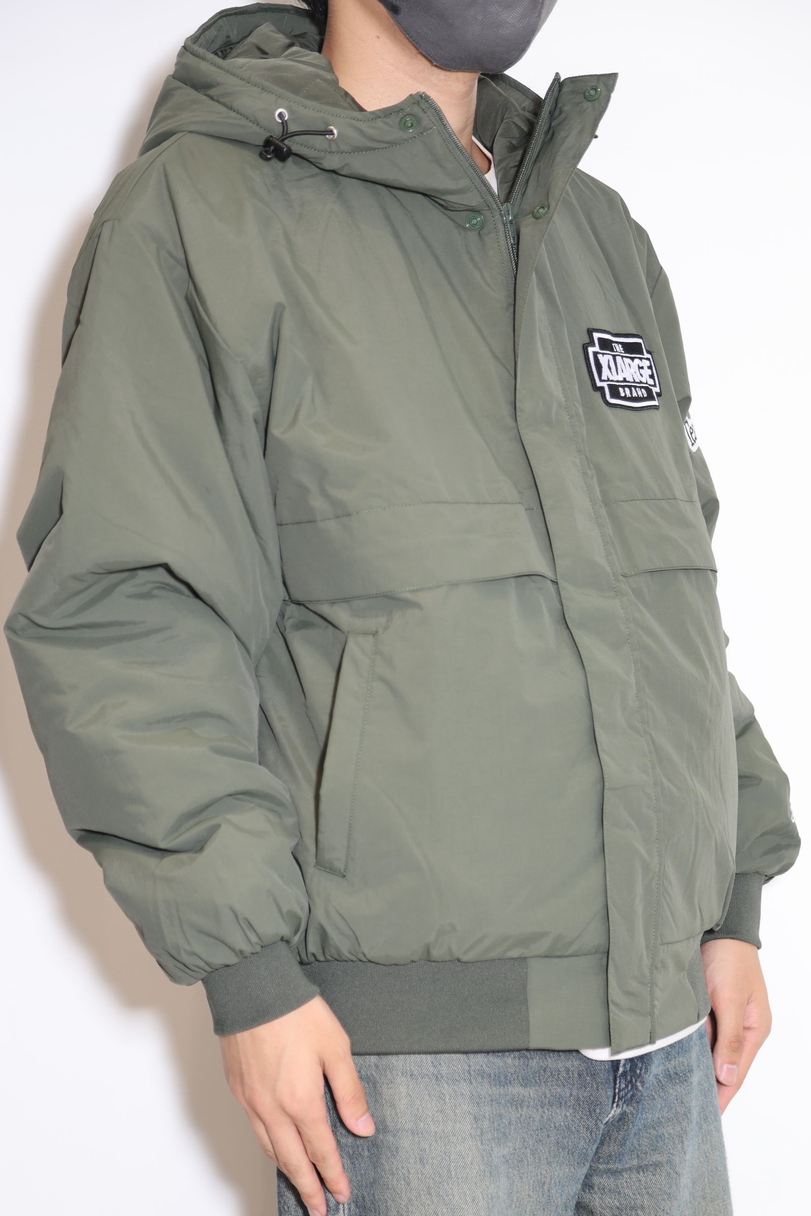 フライトジャケット X-LARGE オリーブグリーン XLARGE - NYLON PUFFER JACKET / オリーブ | Tempt