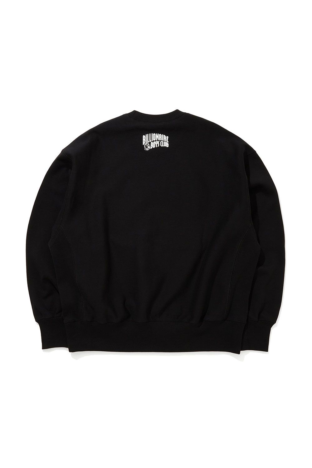 【BILLIONAIRE BOYS CLUB】APPLIQUE LOGO SWEATSHIRT ARCH LOGO / ブラック