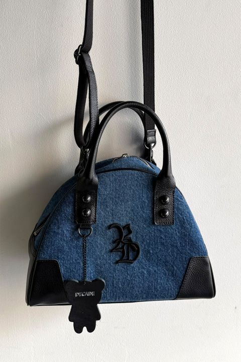 denimmini boston bag