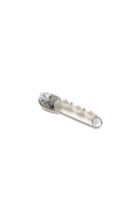 【新品未使用】CHROME HEARTS x MIKIMOTO 18k ホワイトゴールド ブローチ