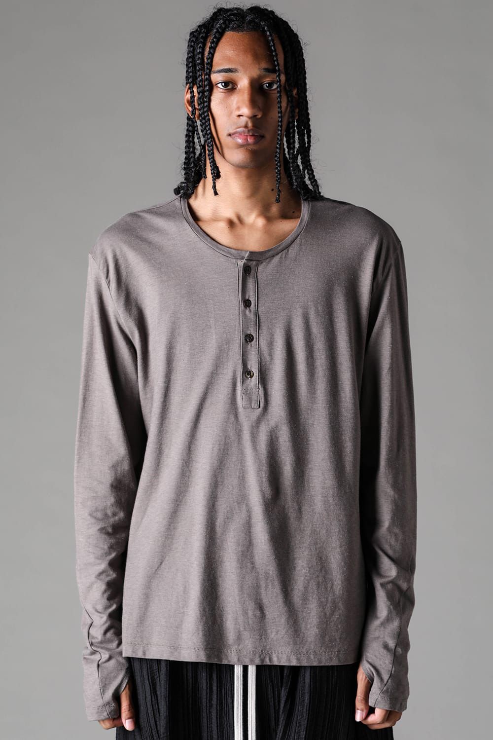 Henley Neck Long Sleeve