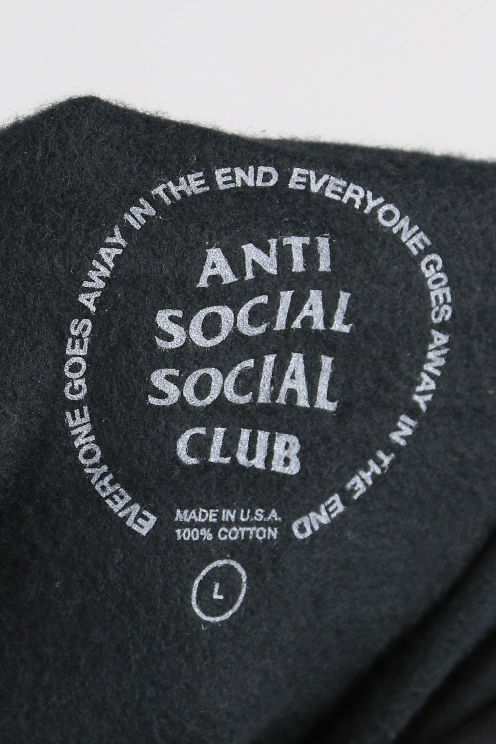 Anti Social Social Club - [ラスト1点 サイズXL] NORTH AMERICA BLACK ...