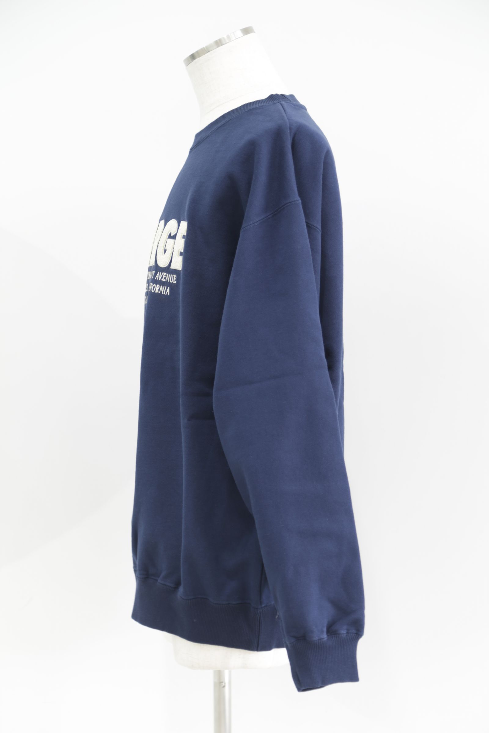 CHENILLE LOGO CREWNECK SWEATSHIRT / ネイビー