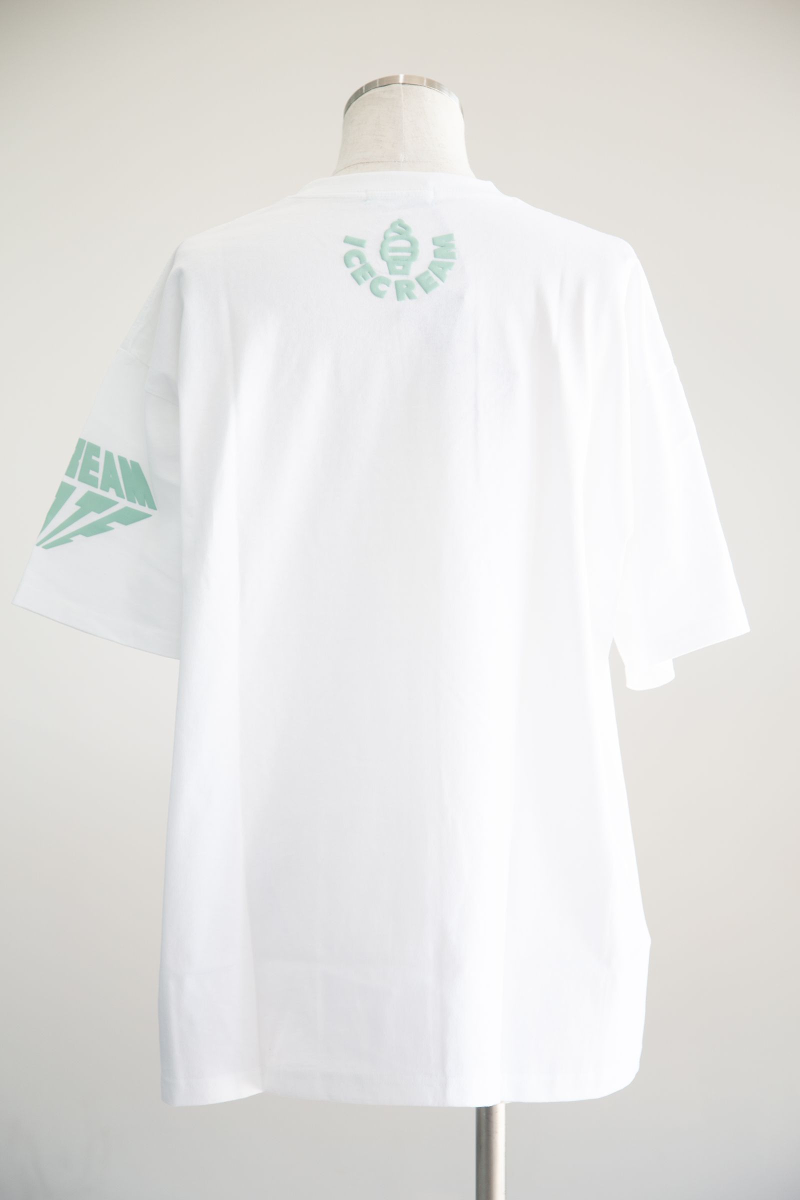 【ICECREAM】 PUFF PRINT COTTON T-SHIRT ICECREAM / ホワイト