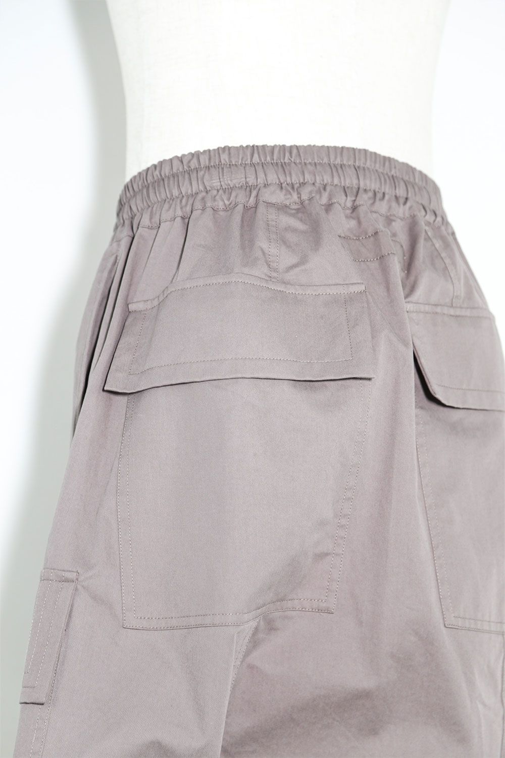 カーゴサルエルイージーパンツ / Front Zip Cargo Sarouel Easy Pants / グレー