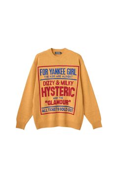 DIZZY & MILKY編込 セーター / イエロー