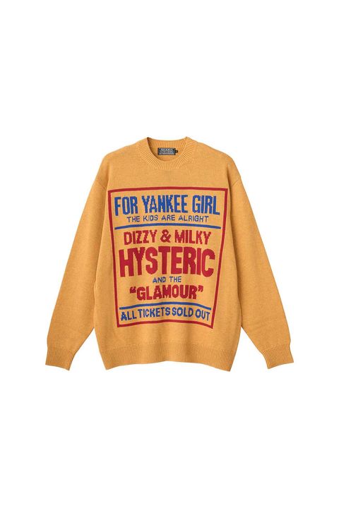 DIZZY & MILKY編込 セーター / イエロー