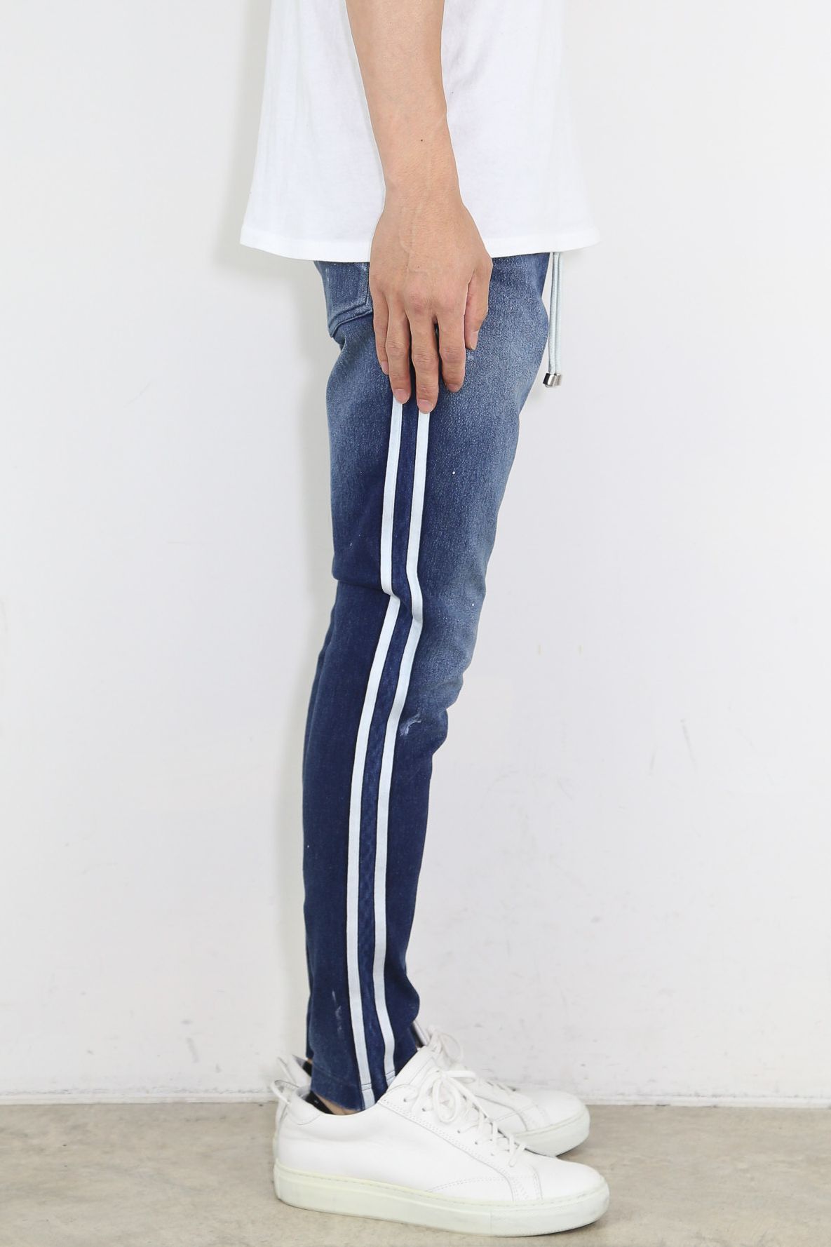 【人気継続商品】EX denim jersey BLINDLINE PT / ダークインディゴ