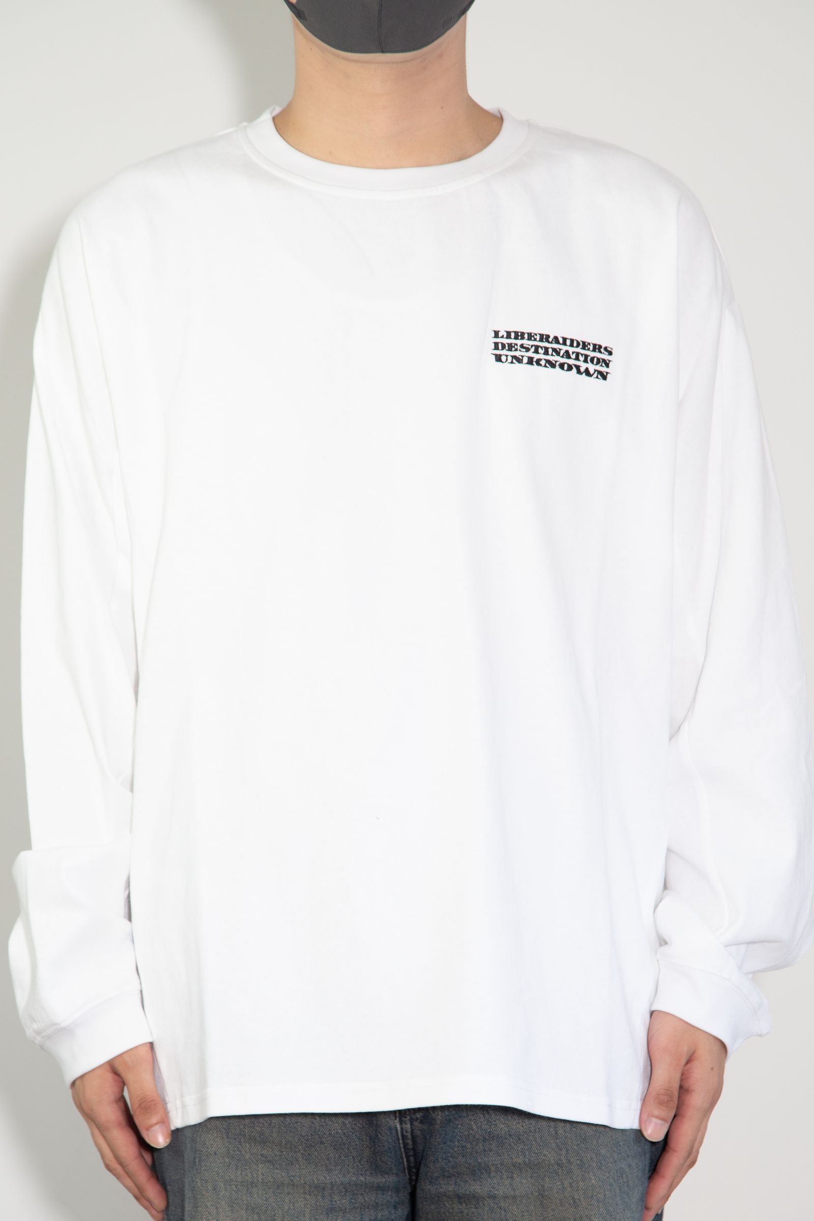 3D CUT L/S TEE / ホワイト