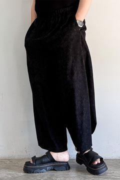 ［ラスト1点 サイズ1］Wide Easy Pants with Hem Button