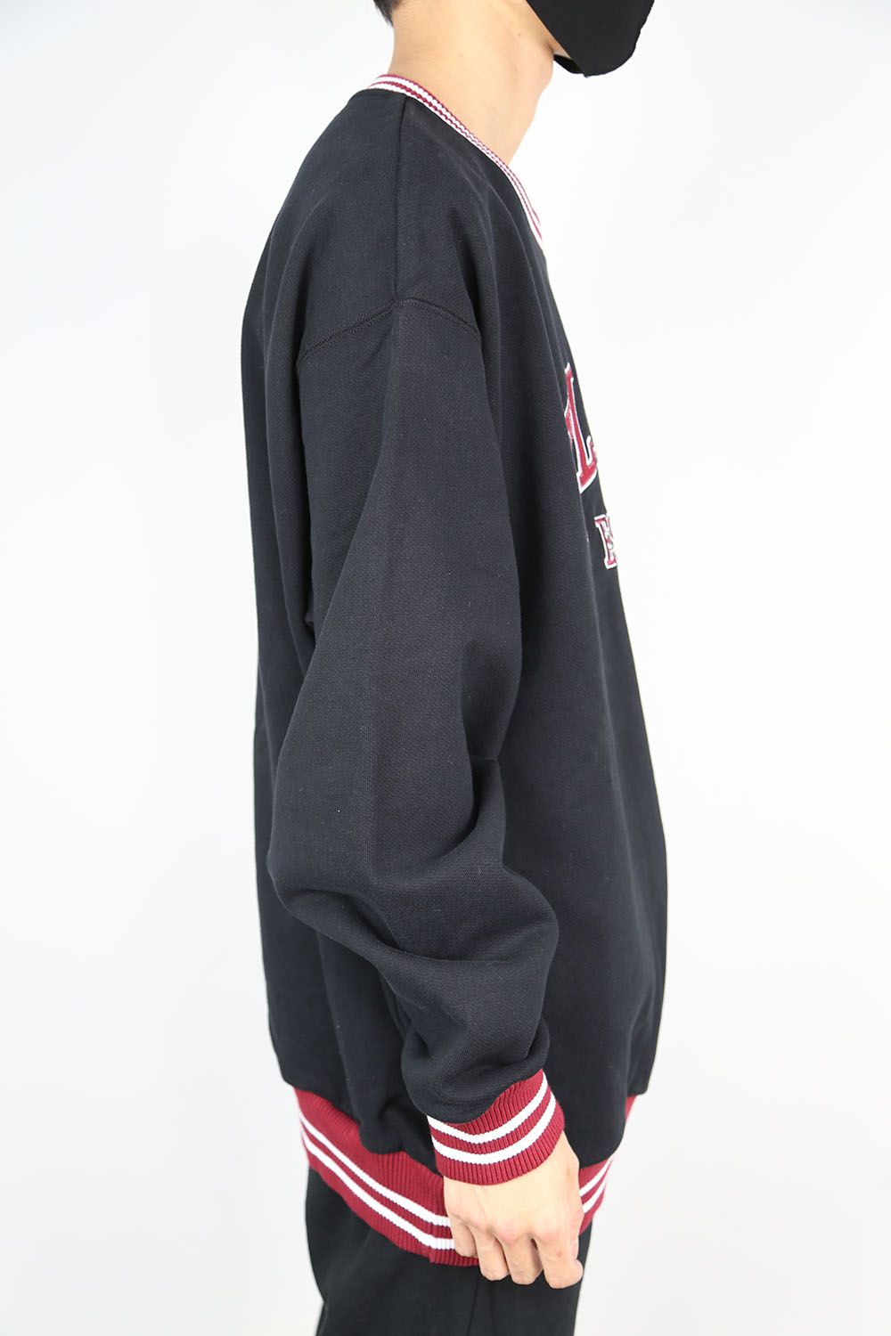 XLARGE - RIB LINE CREWNECK SWEAT / ブラック | Tempt